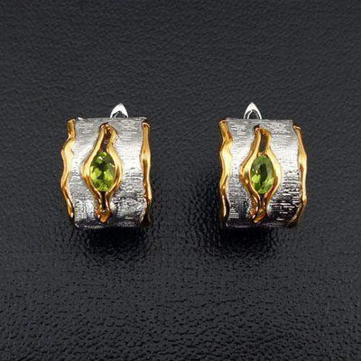 Amulet Sterling Silver Earrings - Juvite Jewelry - sterling silver 14k gold plated jewelry