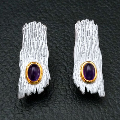 Willow Tree Sterling Silver Earrings - Juvite Jewelry - sterling silver 14k gold plated jewelry