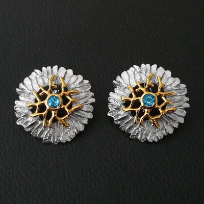 Majestic Vine Sterling Silver Earrings - Juvite Jewelry - sterling silver 14k gold plated jewelry