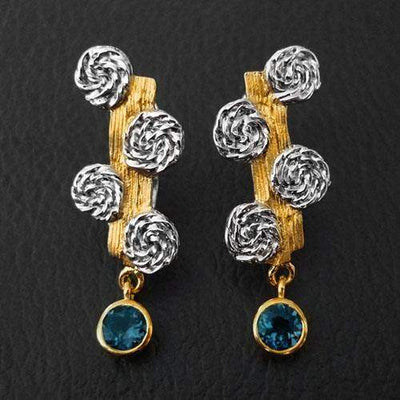 Leto's Blessing Sterling Silver Earrings - Juvite Jewelry - sterling silver 14k gold plated jewelry
