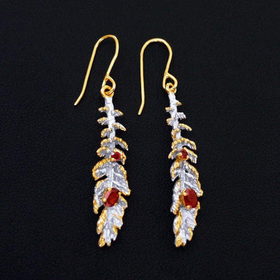 Apache Sterling Silver Earrings - Juvite Jewelry - sterling silver 14k gold plated jewelry