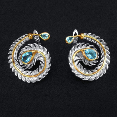 Dracarys Sterling Silver Earrings - Juvite Jewelry - sterling silver 14k gold plated jewelry
