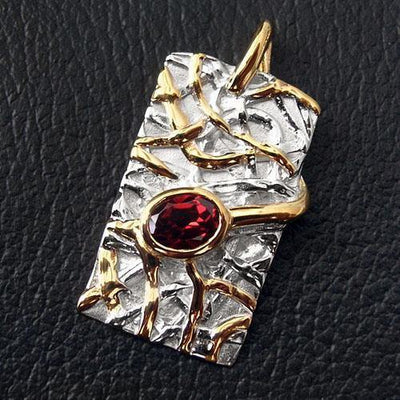 Venus Surface Sterling Silver Pendant - Juvite Jewelry - sterling silver 14k gold plated jewelry