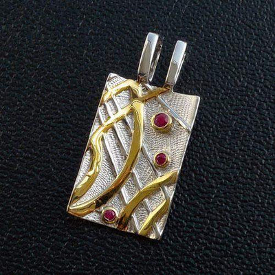 Expressive Sterling Silver Pendant - Juvite Jewelry - sterling silver 14k gold plated jewelry