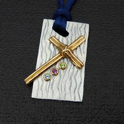 Magnificence Cross Sterling Silver Pendant - Juvite Jewelry - sterling silver 14k gold plated jewelry