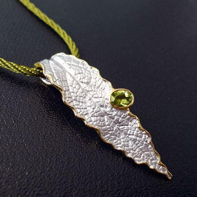 Nature Gift Sterling Silver Pendant - Juvite Jewelry - sterling silver 14k gold plated jewelry