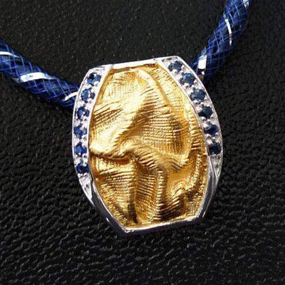 Amor Drape Sterling Silver Pendant - Juvite Jewelry - sterling silver 14k gold plated jewelry