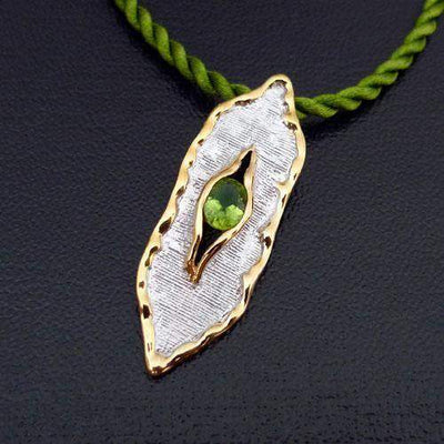 Amulet Sterling Silver Pendant - Juvite Jewelry - sterling silver 14k gold plated jewelry
