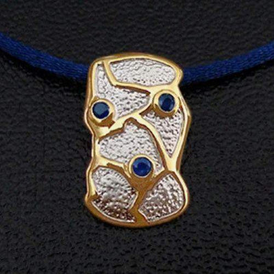 Affection Pattern Sterling Silver Pendant - Juvite Jewelry - sterling silver 14k gold plated jewelry