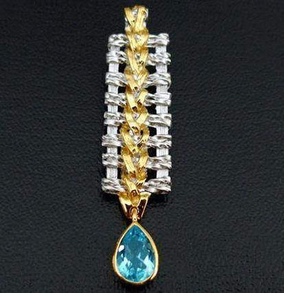 Burning Rainbow Sterling Silver Pendant - Juvite Jewelry - sterling silver 14k gold plated jewelry