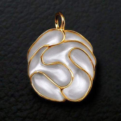 Bayside Silk Sterling Silver Pendant - Juvite Jewelry - sterling silver 14k gold plated jewelry
