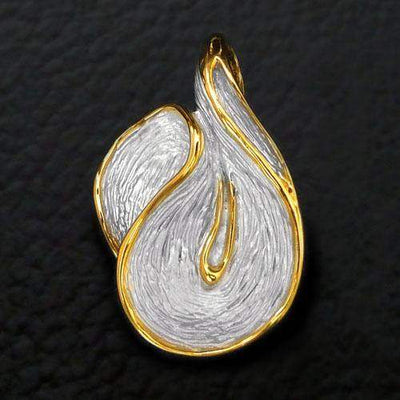 Desire Sterling Silver Pendant - Juvite Jewelry - sterling silver 14k gold plated jewelry