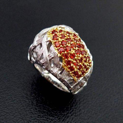 Allure Love Sterling Silver Ring - Juvite Jewelry - sterling silver 14k gold plated jewelry