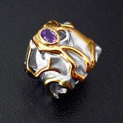 Calm Enchantress Sterling Silver Ring - Juvite Jewelry - sterling silver 14k gold plated jewelry