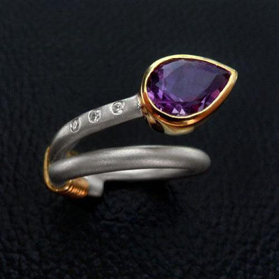 Utopia Spear Sterling Silver Ring - Juvite Jewelry - sterling silver 14k gold plated jewelry