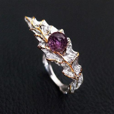 Pinnate Sterling Silver Ring - Juvite Jewelry - sterling silver 14k gold plated jewelry