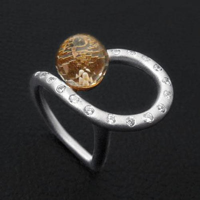 Hail Line Sterling Silver Ring - Juvite Jewelry - sterling silver 14k gold plated jewelry