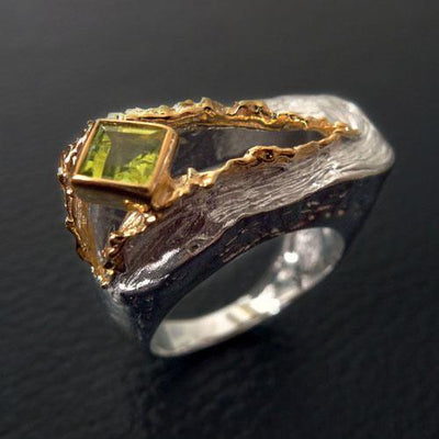 The Split Sterling Silver Ring - Juvite Jewelry - sterling silver 14k gold plated jewelry