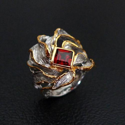 Hurricane Sterling Silver Ring - Juvite Jewelry - sterling silver 14k gold plated jewelry