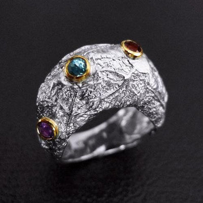 Princess Sterling Silver Ring - Juvite Jewelry - sterling silver 14k gold plated jewelry