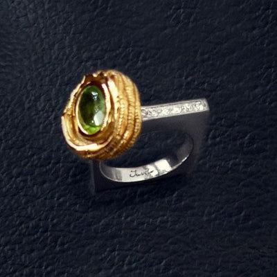 Hazel Fruit Sterling Silver Ring - Juvite Jewelry - sterling silver 14k gold plated jewelry