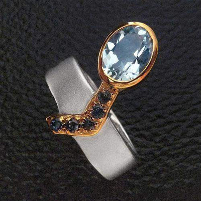 Andantino Sterling Silver Ring - Juvite Jewelry - sterling silver 14k gold plated jewelry