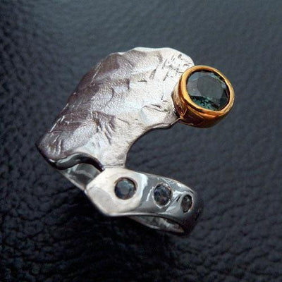 Phantom Mask Sterling Silver Ring - Juvite Jewelry - sterling silver 14k gold plated jewelry