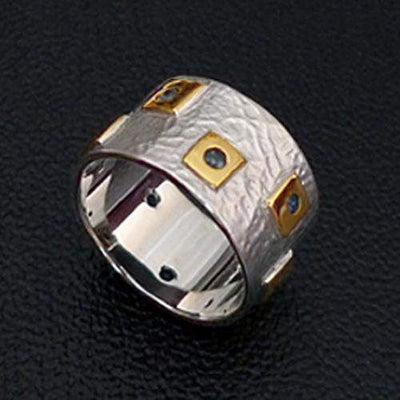 Boudicca Sterling Silver Ring - Juvite Jewelry - sterling silver 14k gold plated jewelry