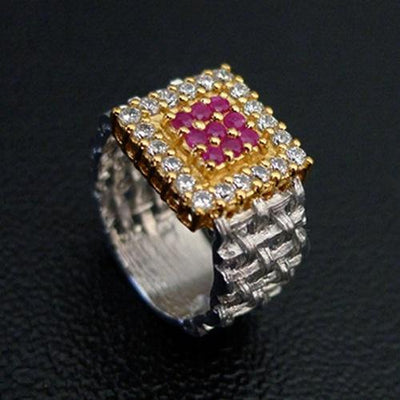 Princes Sterling Silver Ring - Juvite Jewelry - sterling silver 14k gold plated jewelry