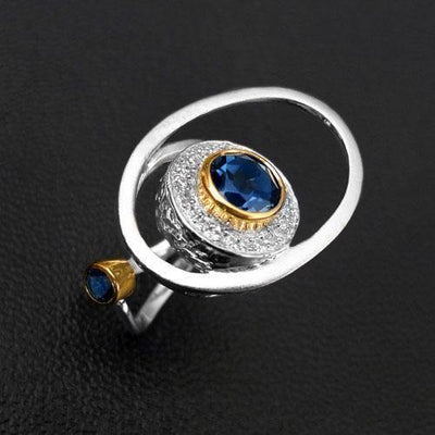 Multiverse Sterling Silver Ring - Juvite Jewelry - sterling silver 14k gold plated jewelry