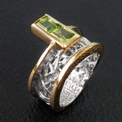 Braganza Sterling Silver Ring - Juvite Jewelry - sterling silver 14k gold plated jewelry