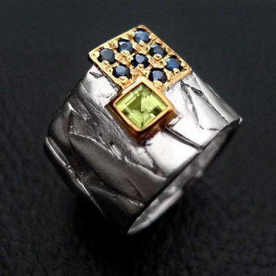 Renaissance Sterling Silver Ring - Juvite Jewelry - sterling silver 14k gold plated jewelry