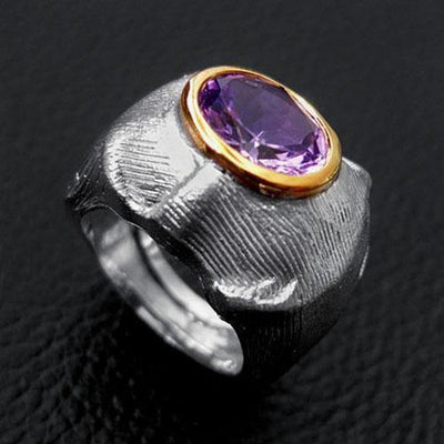 Washi Paper Sterling Silver Ring - Juvite Jewelry - sterling silver 14k gold plated jewelry