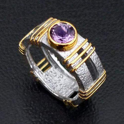 Elation Connection Rhodium Gold Ring - Juvite Jewelry - sterling silver 14k gold plated jewelry