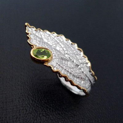 Nature Gift Sterling Silver Ring - Juvite Jewelry - sterling silver 14k gold plated jewelry