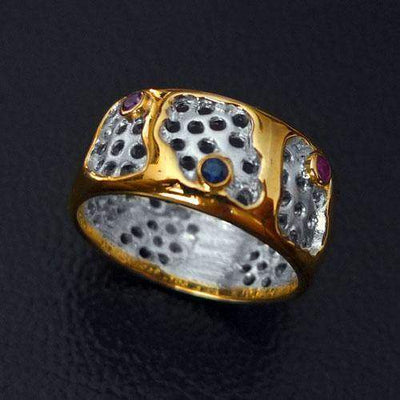 Atacama Sterling Silver Ring - Juvite Jewelry - sterling silver 14k gold plated jewelry