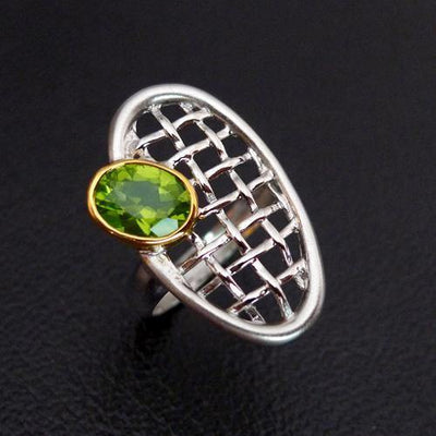Galaxy Net Sterling Silver Ring - Juvite Jewelry - sterling silver 14k gold plated jewelry