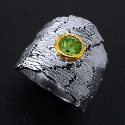 Earthquake Rhodium Gold Ring - Juvite Jewelry - sterling silver 14k gold plated jewelry